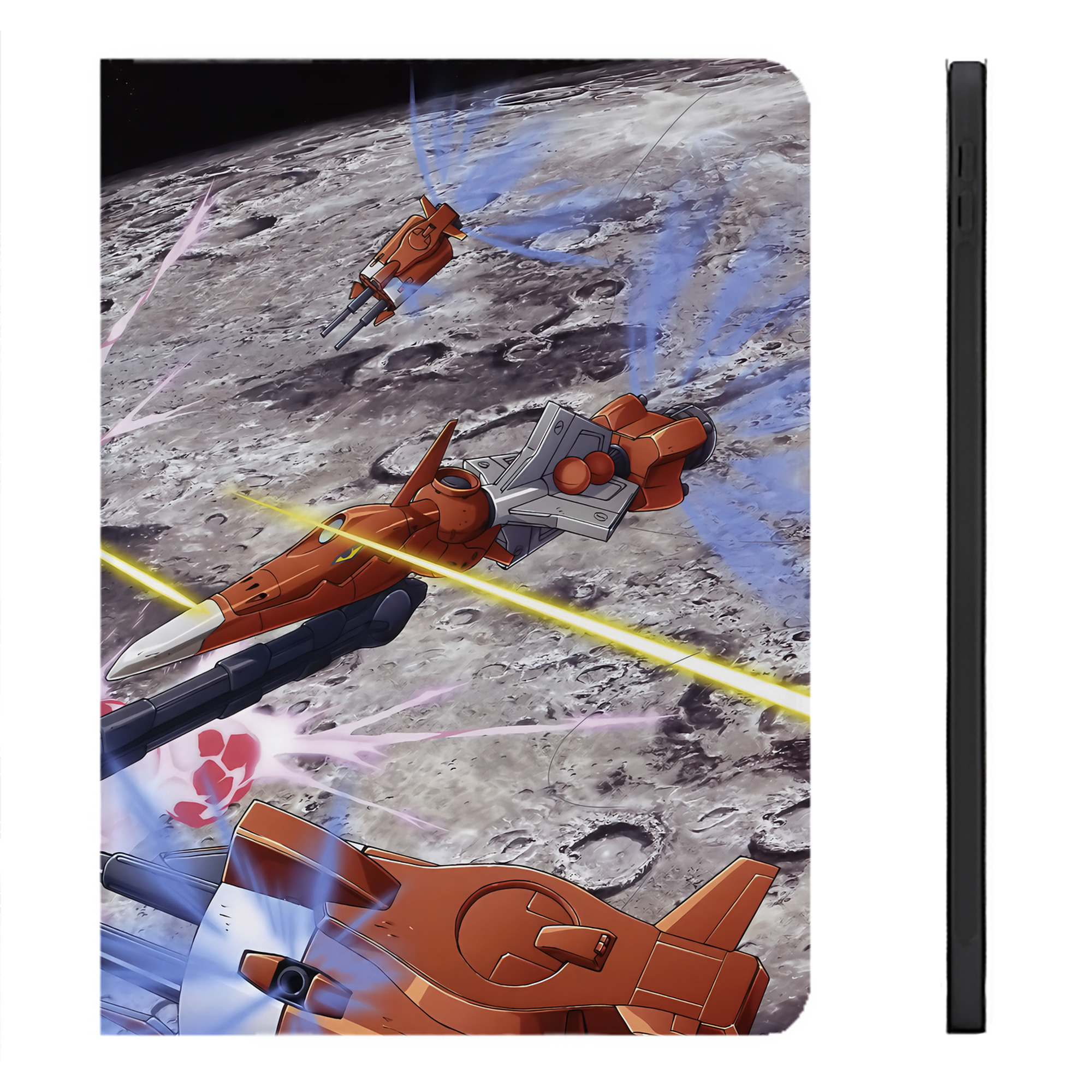 （画像用） 機動戦士ガンダム Mobile Suit Gundam IPadケース ペンホルダー付き ブックスタイルデザイン